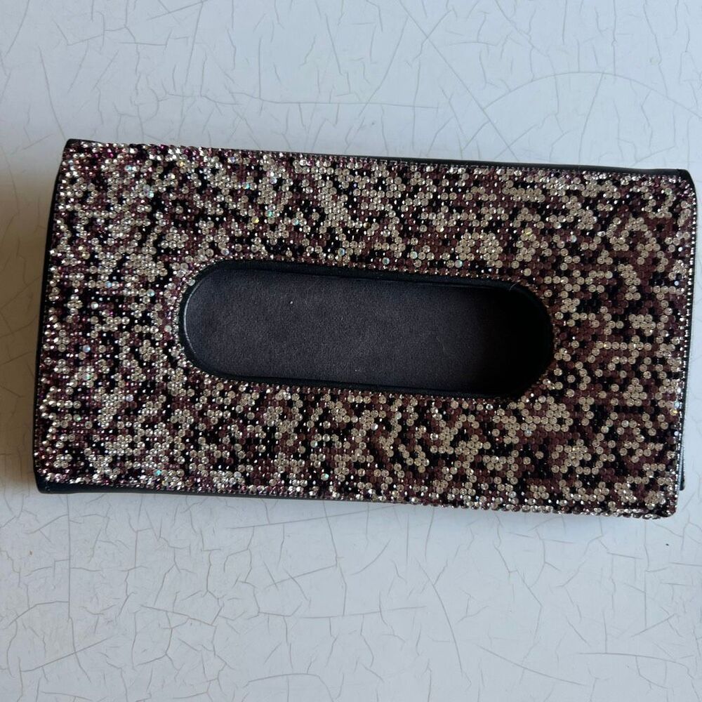 Bling car visor tissue holder